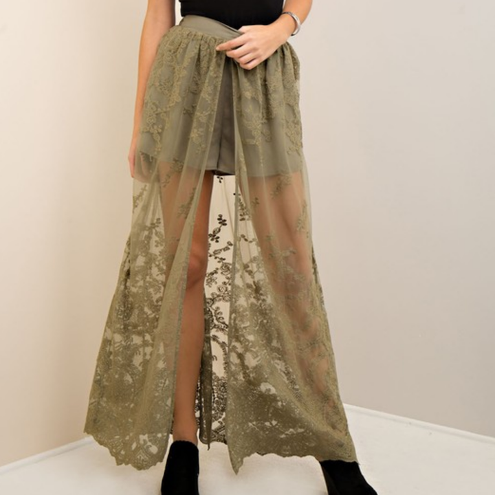 Lace Maxi Skirt in More Colors