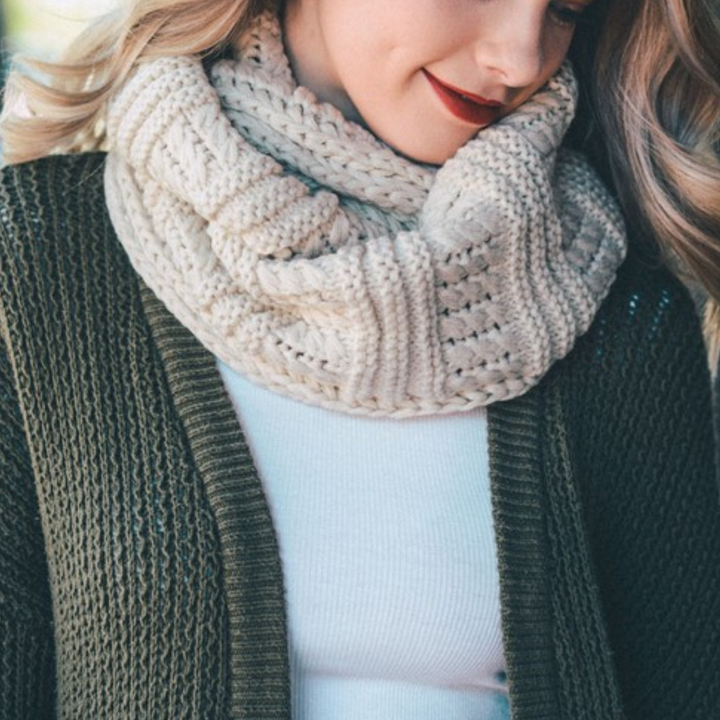 Cozy Knit Infinity Scarf - More Colors