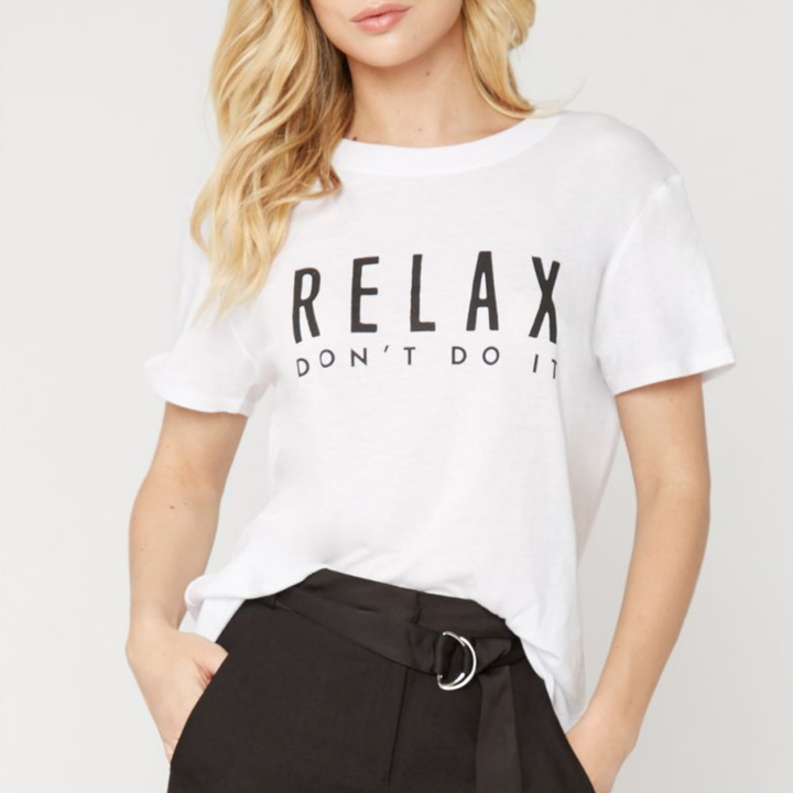 Sub_Urban Riot - Relax Don't Do It Loose Triblend Tee in White