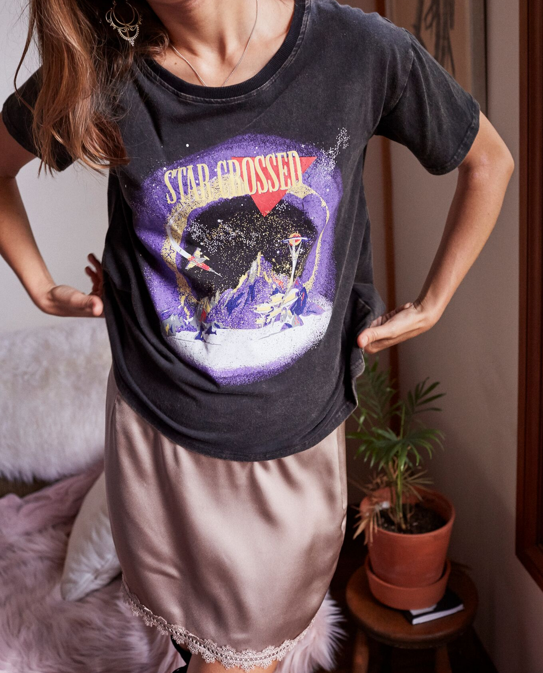 Final Sale - Somedays Lovin - Starcrossed Graphic Tee in Multi