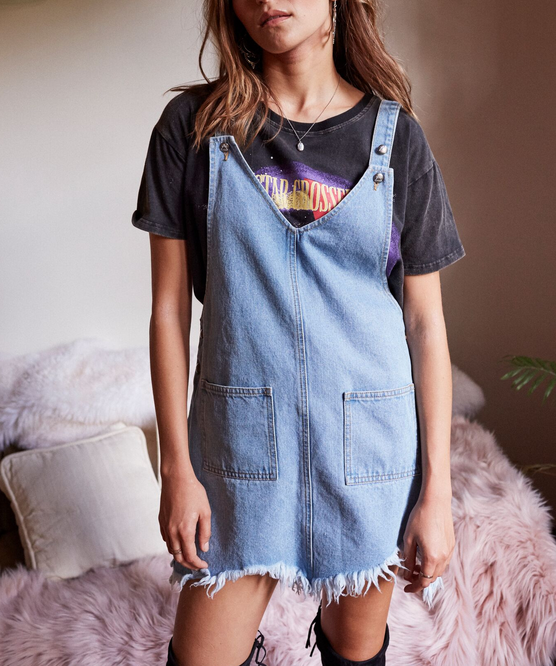 Final Sale - Somedays Lovin - Starcrossed Graphic Tee in Multi