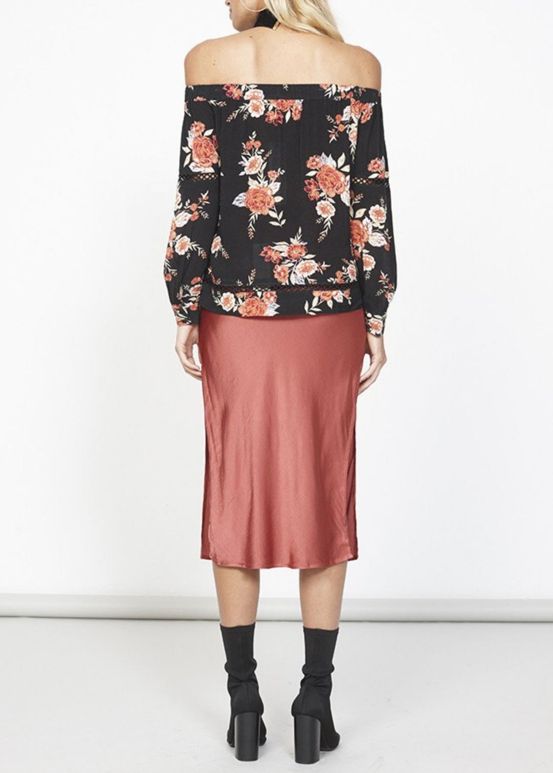 Final Sale - MINKPINK - Wallflower Off The Shoulder Top in Multi