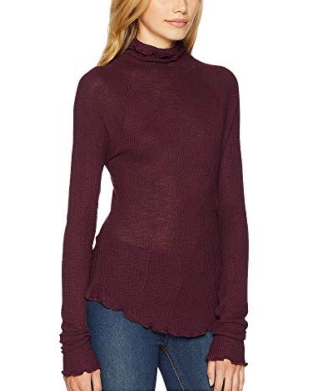 Free People - Make It Easy Thermal Top in Plum