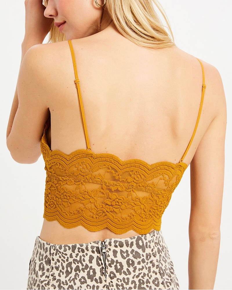 Sheer Lace Longline Brami - More Colors