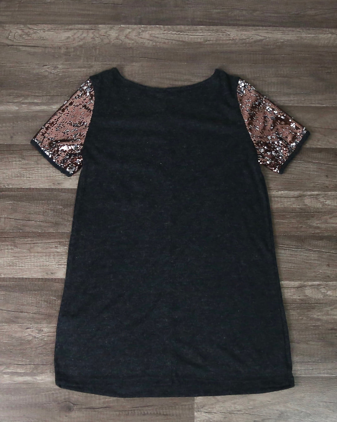 Short Sleeve Sequin Top