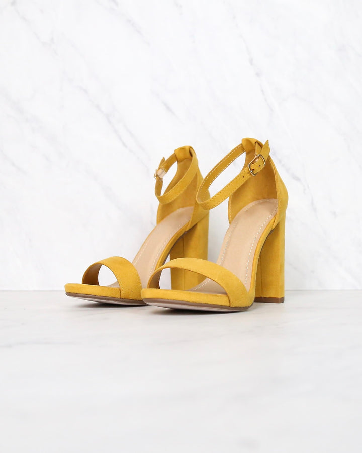 Stepping into Sophistication High Heels with Ankle Strap and Single Band - more colors