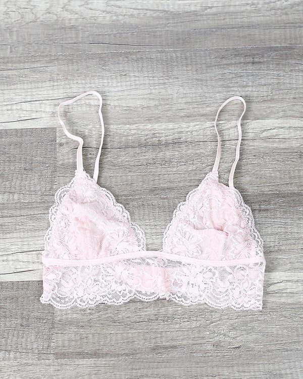 Triangle Lace Bralette in More Colors