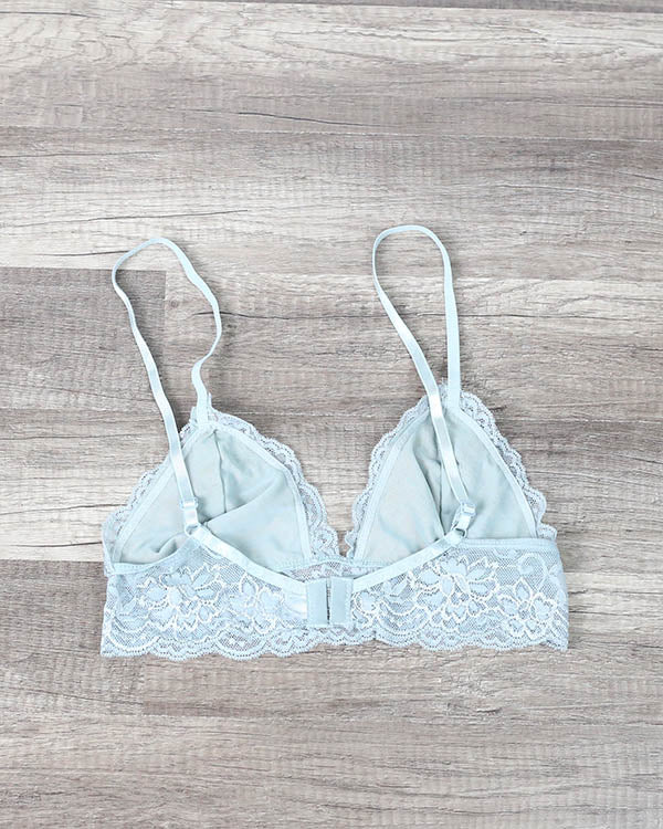 Triangle Lace Bralette in More Colors