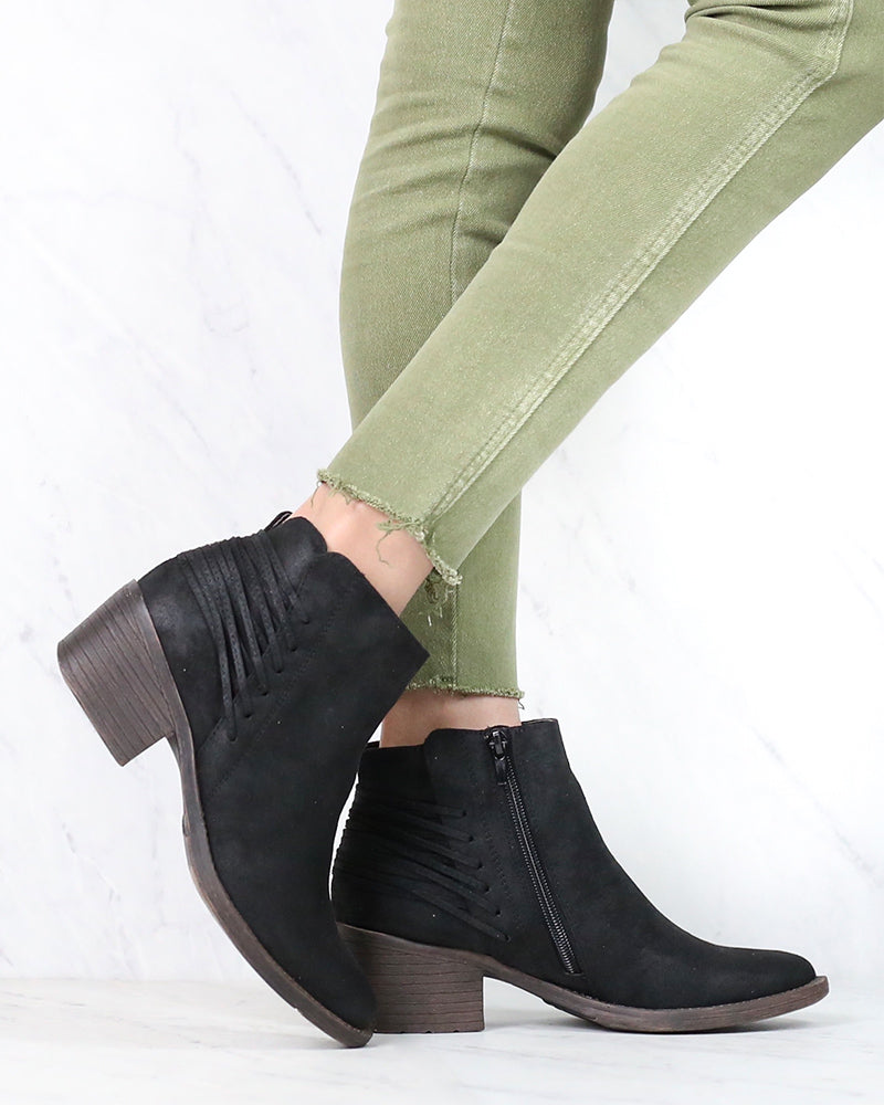 Very Volatile - Merrick Lace Back Booties in More Colors