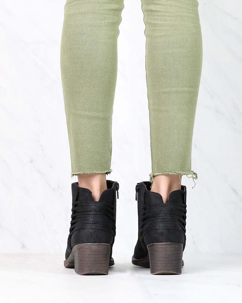 Very Volatile - Merrick Lace Back Booties in More Colors