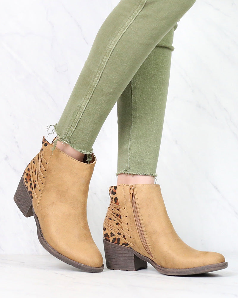 Very Volatile - Merrick Lace Back Booties in More Colors