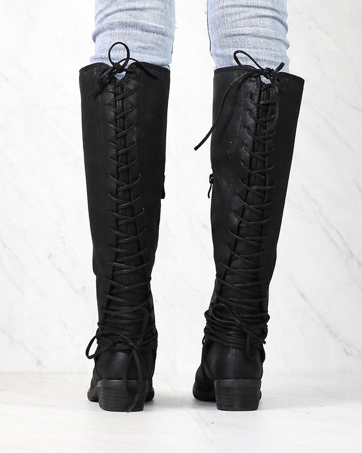 Very Volatile - Miraculous Knee High Zip Boot in More Colors