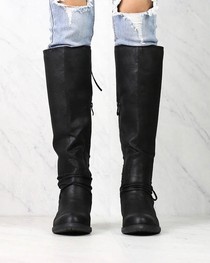 Very Volatile - Miraculous Knee High Zip Boot in More Colors