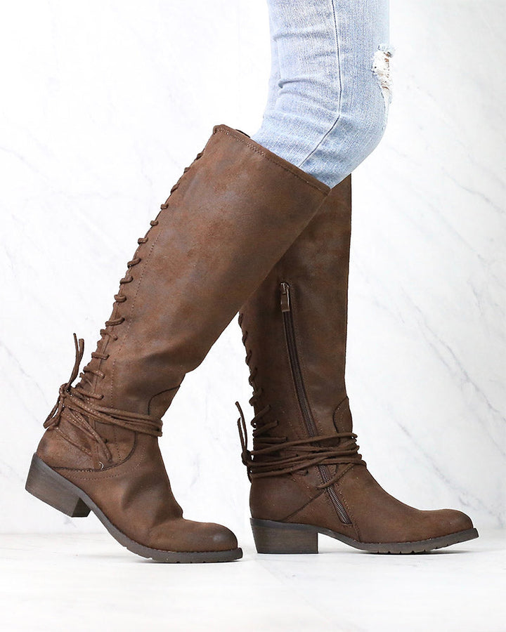 Very Volatile - Miraculous Knee High Zip Boot in More Colors