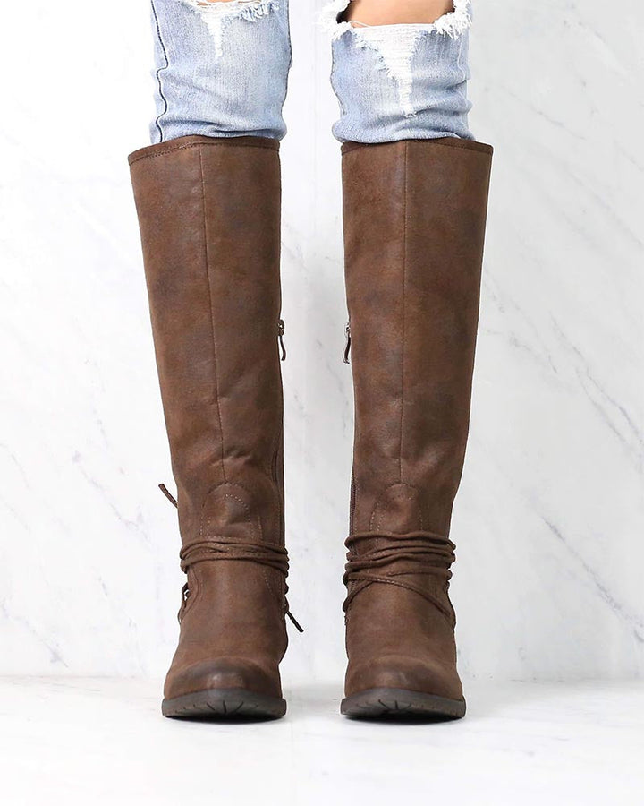 Very Volatile - Miraculous Knee High Zip Boot in More Colors