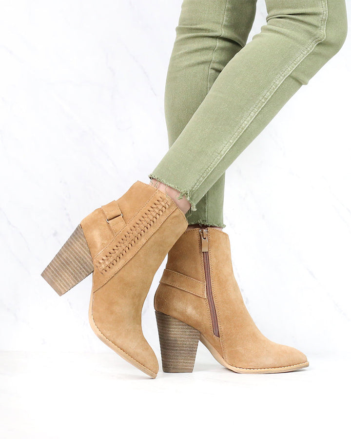 Very Volatile - Preston Boots in Tan Suede