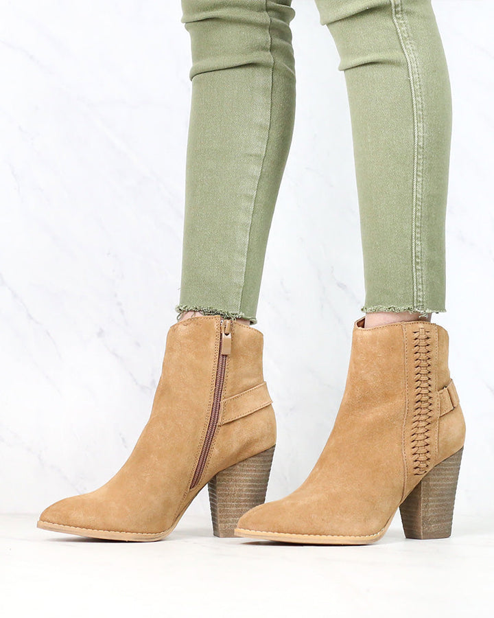 Very Volatile - Preston Boots in Tan Suede