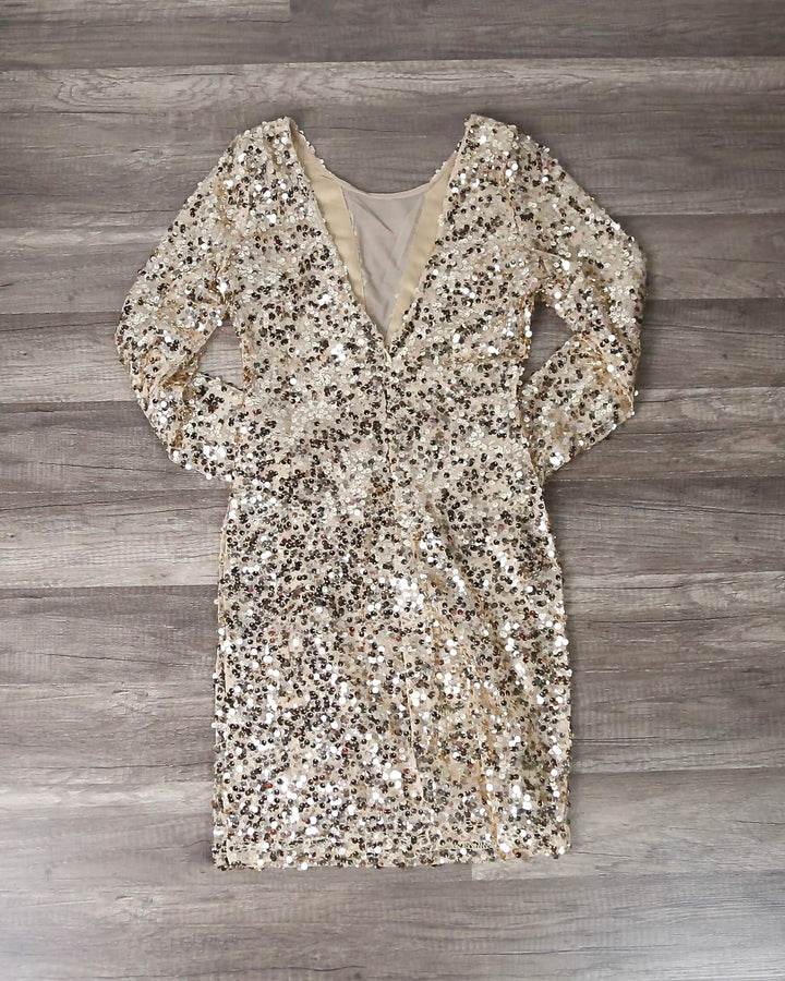 Dazzling Sequin Party Dress in More Colors