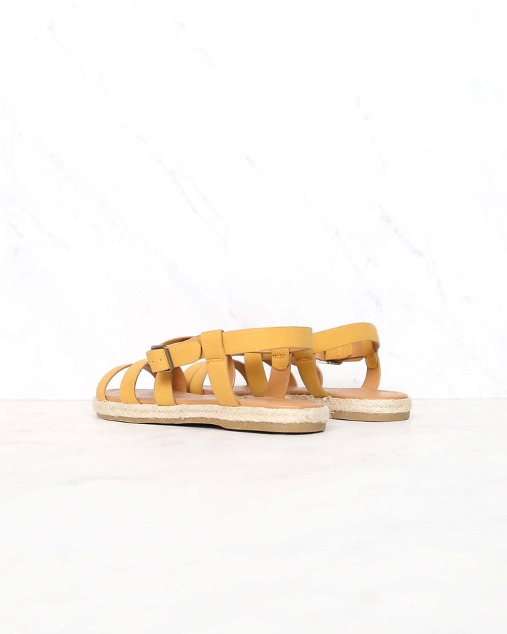 Women's Espadrille Strappy Sandals with Buckle Detailing and Ankle Strap - More colors