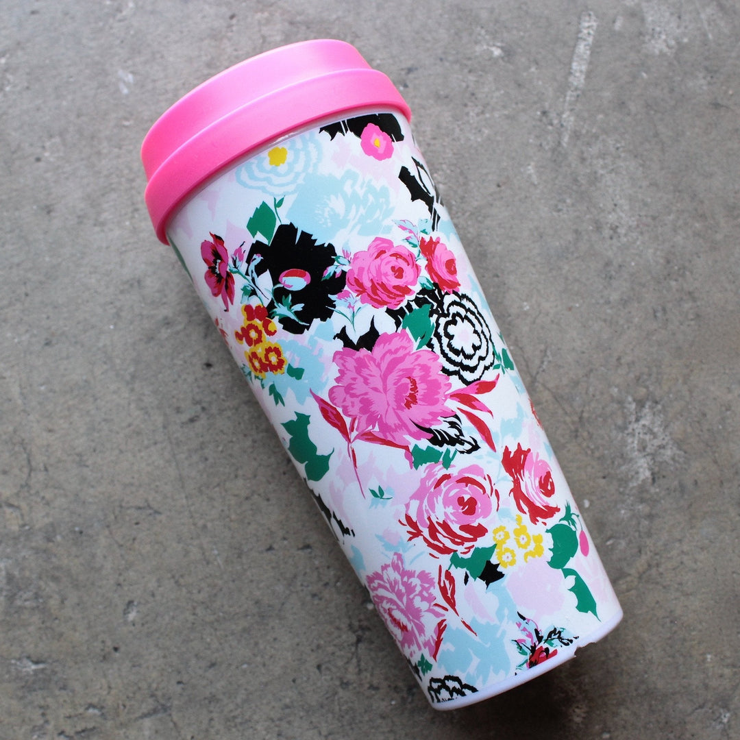 ban.do 'hot stuff' thermal travel mug - florabunda - shophearts - 1