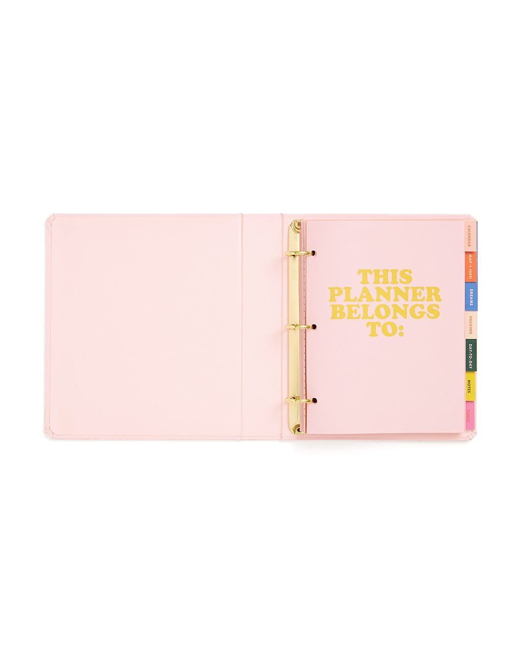 Ban.do - Travel Hard Cover 3-Ring Binder Planner - Paradiso