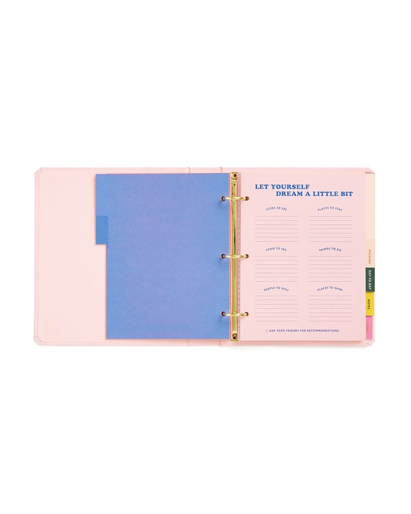 Ban.do - Travel Hard Cover 3-Ring Binder Planner - I'm Outta Here