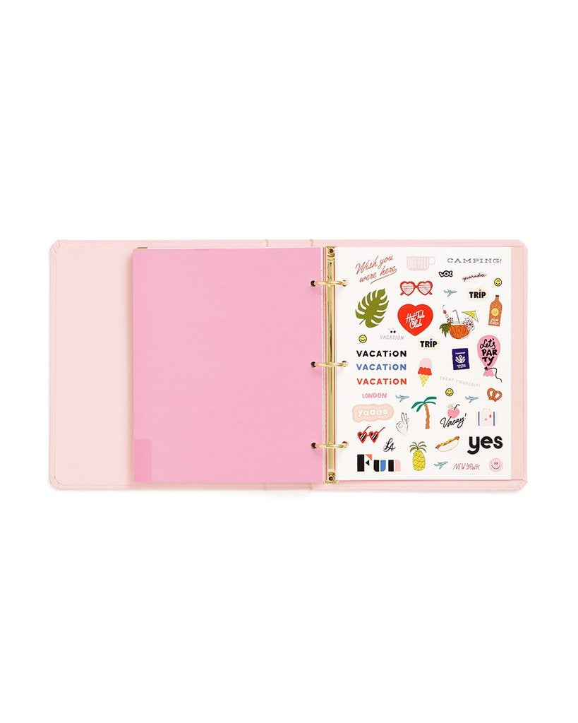 Ban.do - Travel Hard Cover 3-Ring Binder Planner - Paradiso