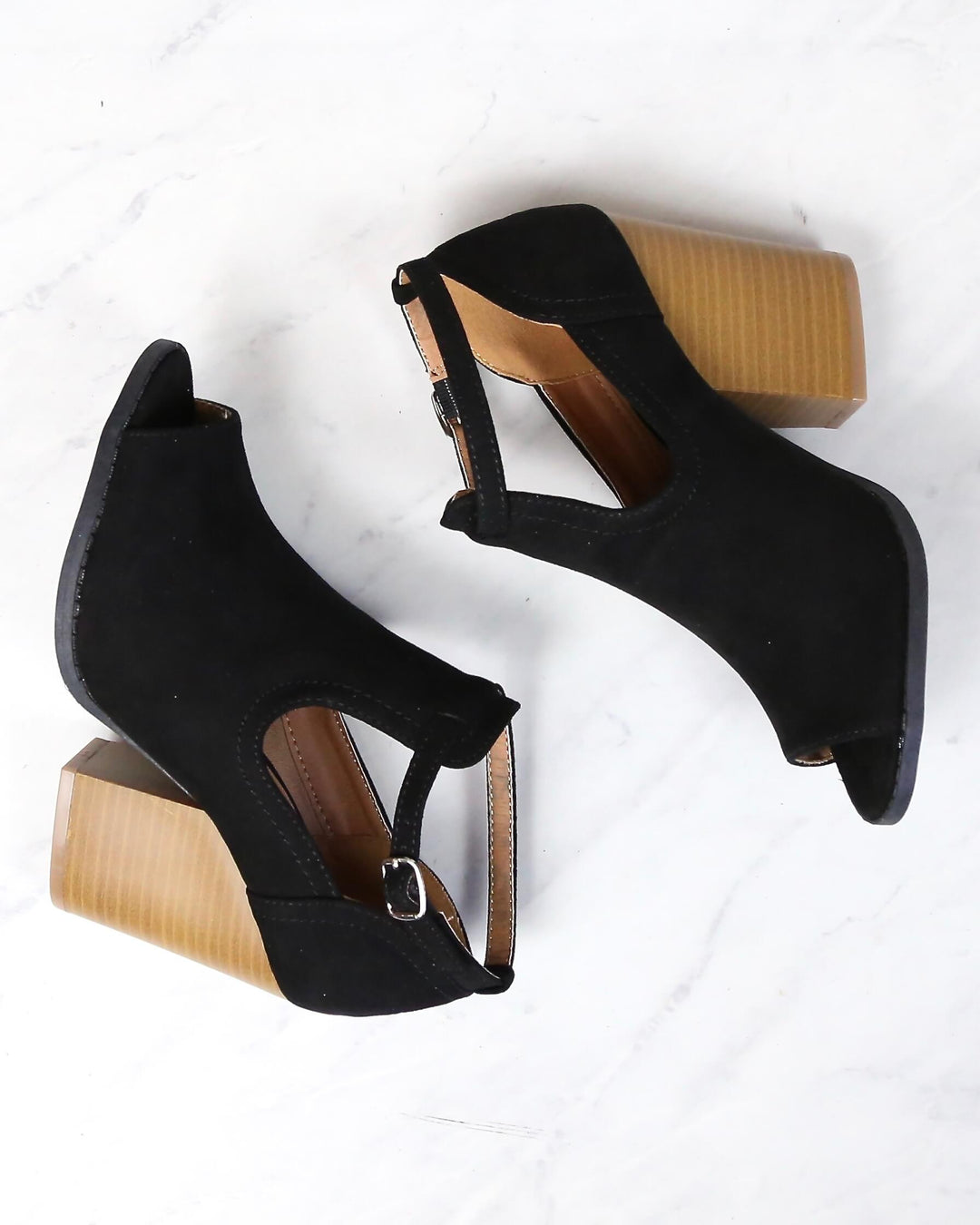 Stella Peep Toe Ankle Booties in More Colors