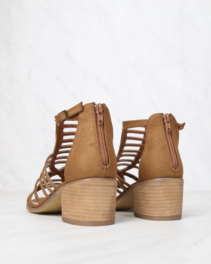 COCONUTS By Matisse - Essence Heeled Sandal in Saddle