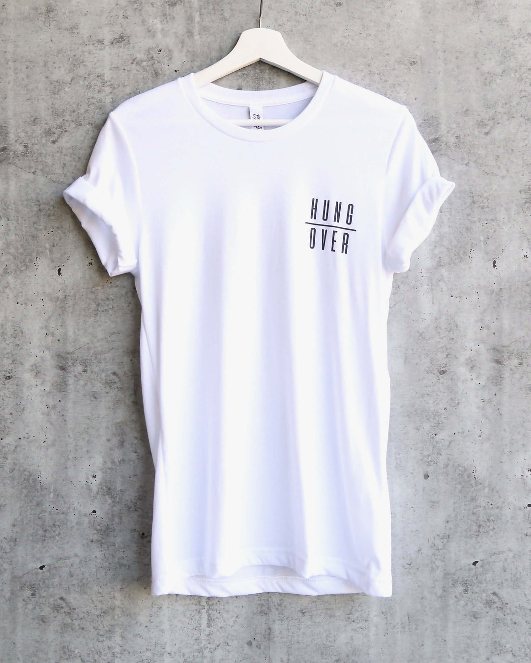 Distracted - Hung Over Unisex T-Shirt in White
