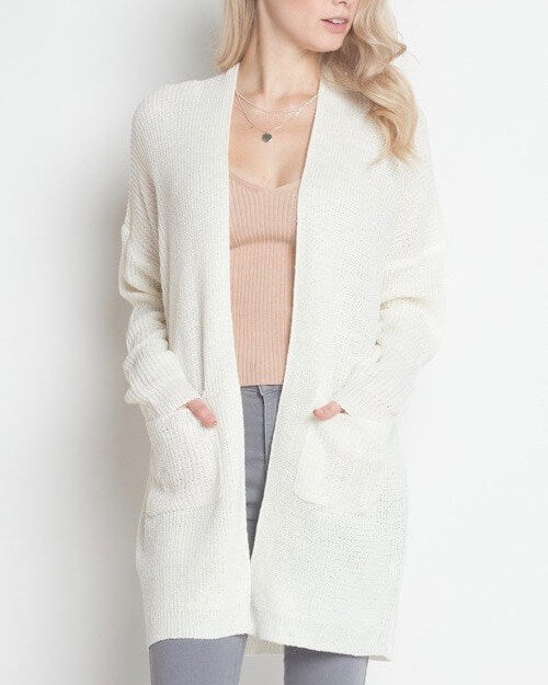 Dreamers - Lightweight Open Front Cardigan in More Colors