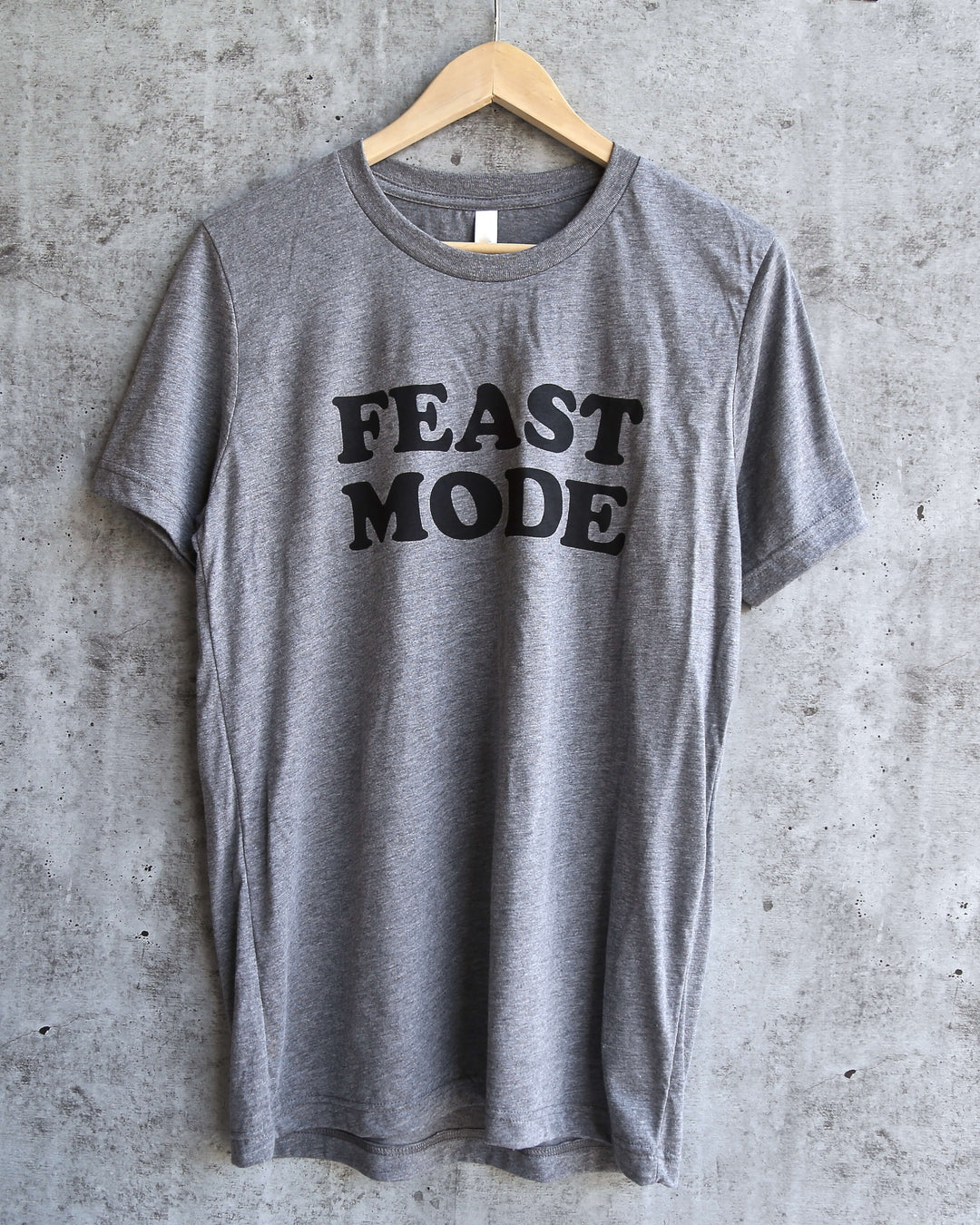 Distracted - Feast Mode Unisex Triblend in Grey/Black