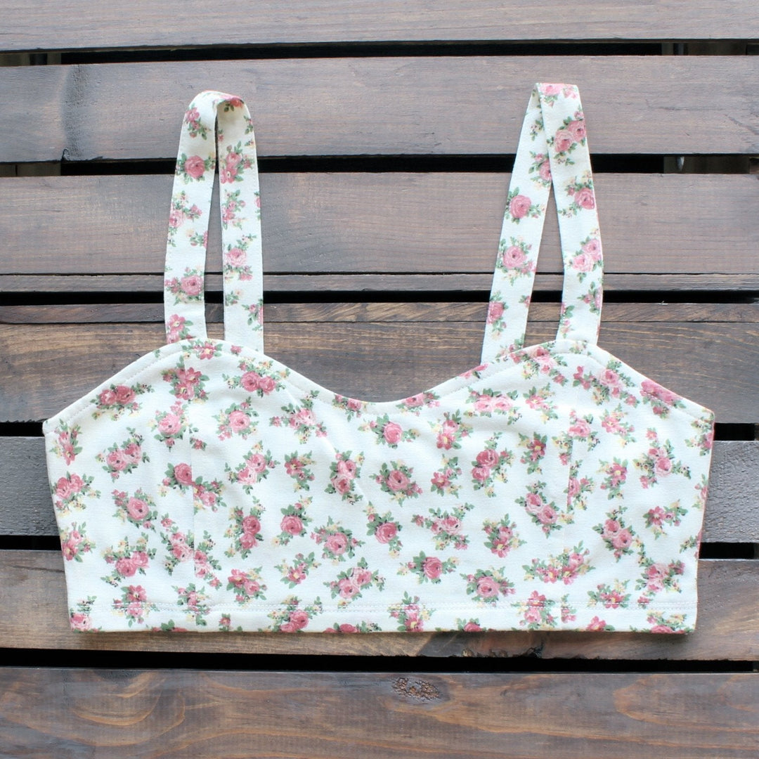 Floral caged bralette - shophearts - 3