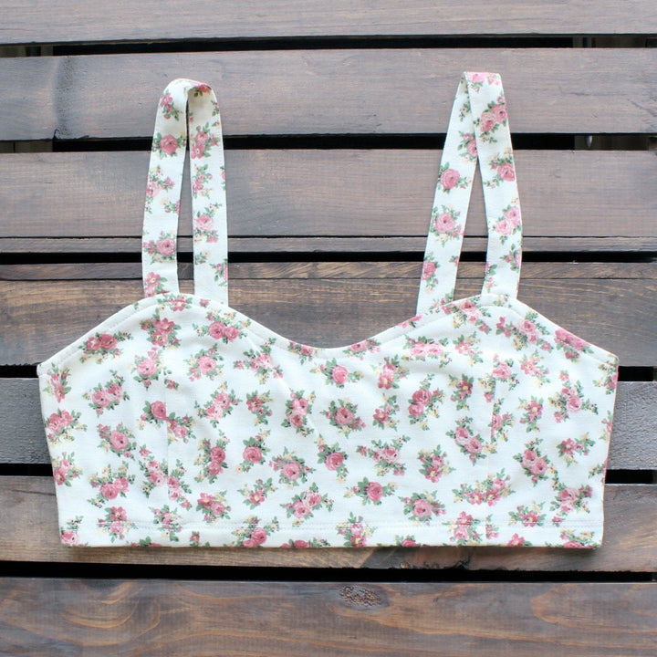 Floral caged bralette - shophearts - 3