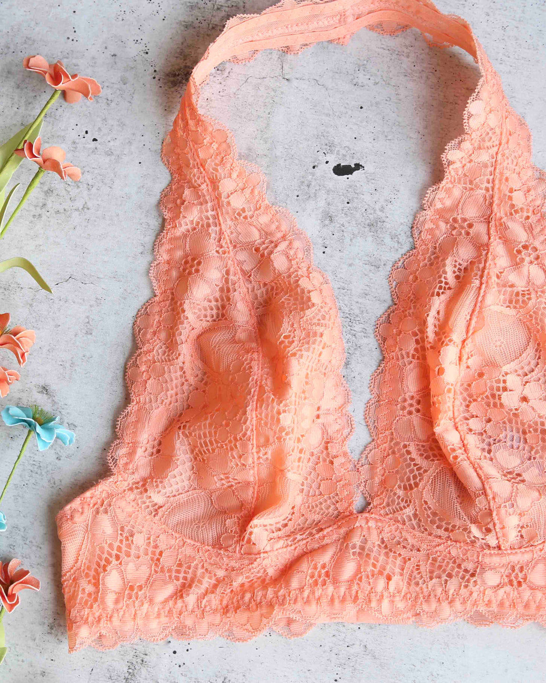 Free People - Intimately FP - Galloon Lace Halter Bralette in More Colors