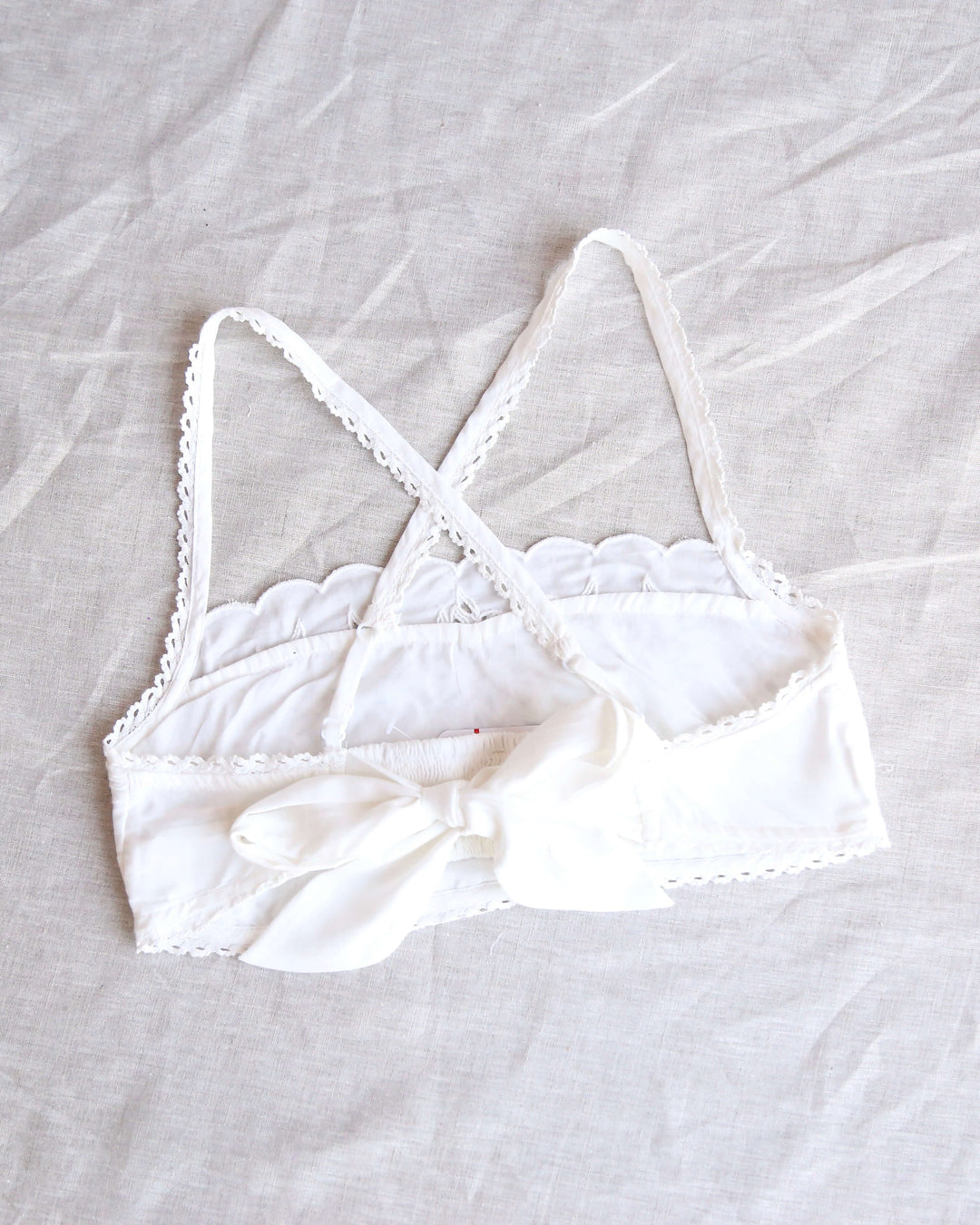 Free People - Cassandra Crop Top in Ivory