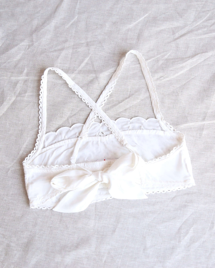 Free People - Cassandra Crop Top in Ivory
