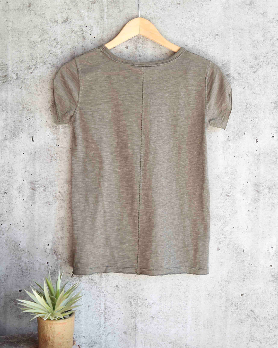 Free People - We The Free - Clare Tee in Green