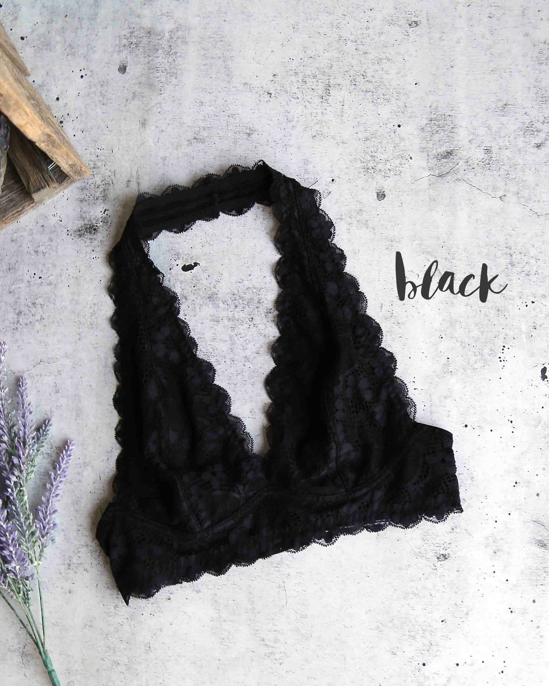 Free People - Intimately FP - Galloon Lace Halter Bralette in More Colors