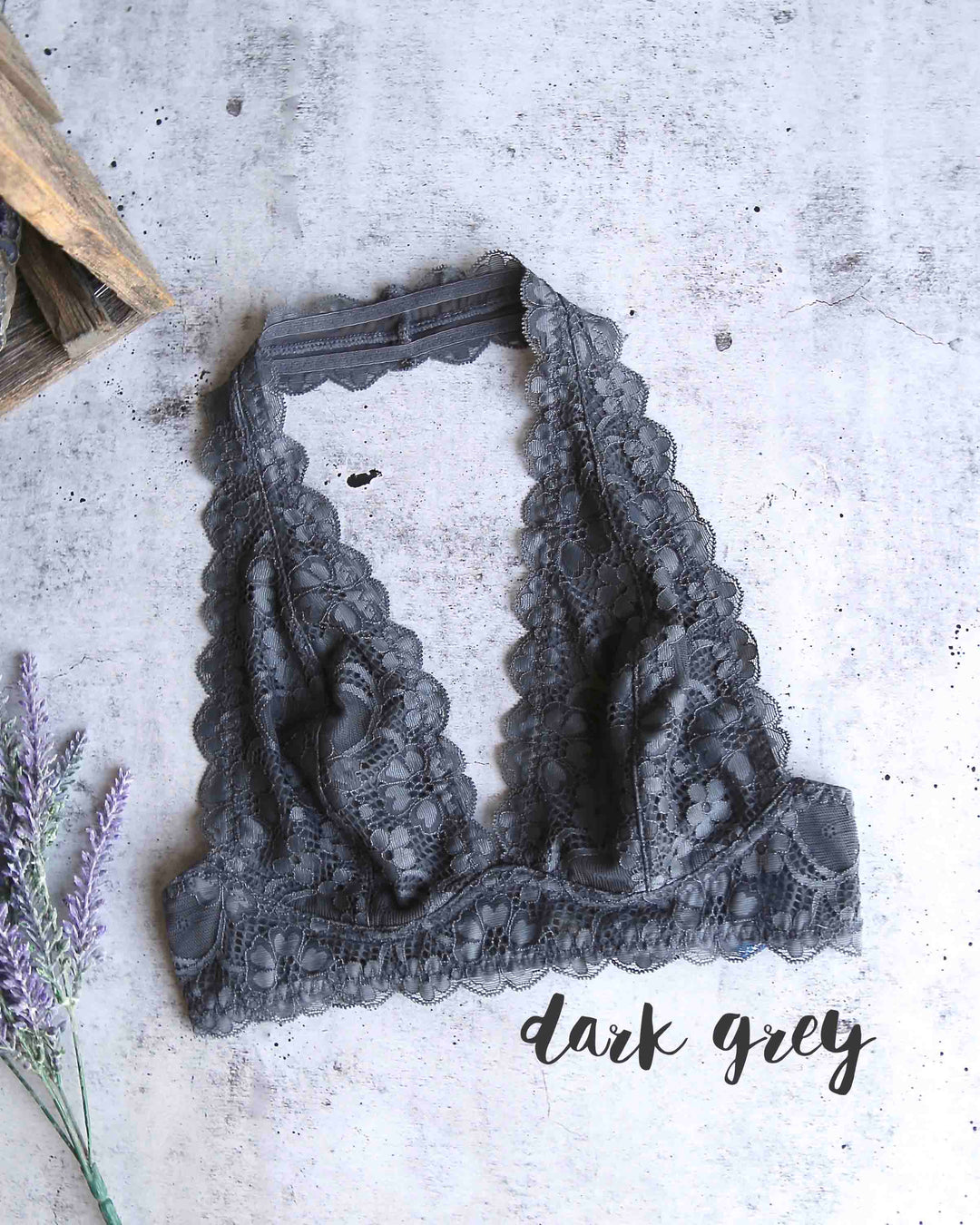 Free People - Intimately FP - Galloon Lace Halter Bralette in More Colors