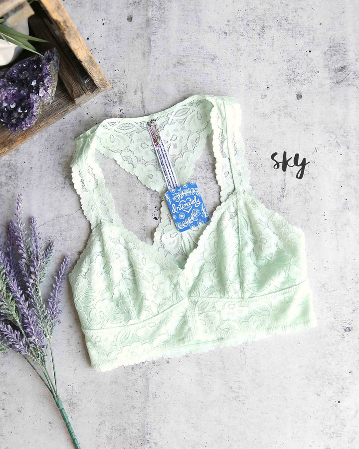 Free People - Intimately FP - Galloon Lace Racerback Bralette in More Colors