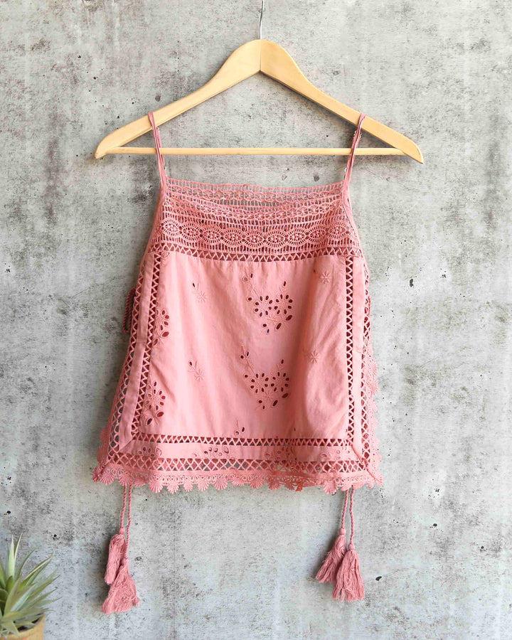 Free People - Garden Party Embroidered Cami in More Colors