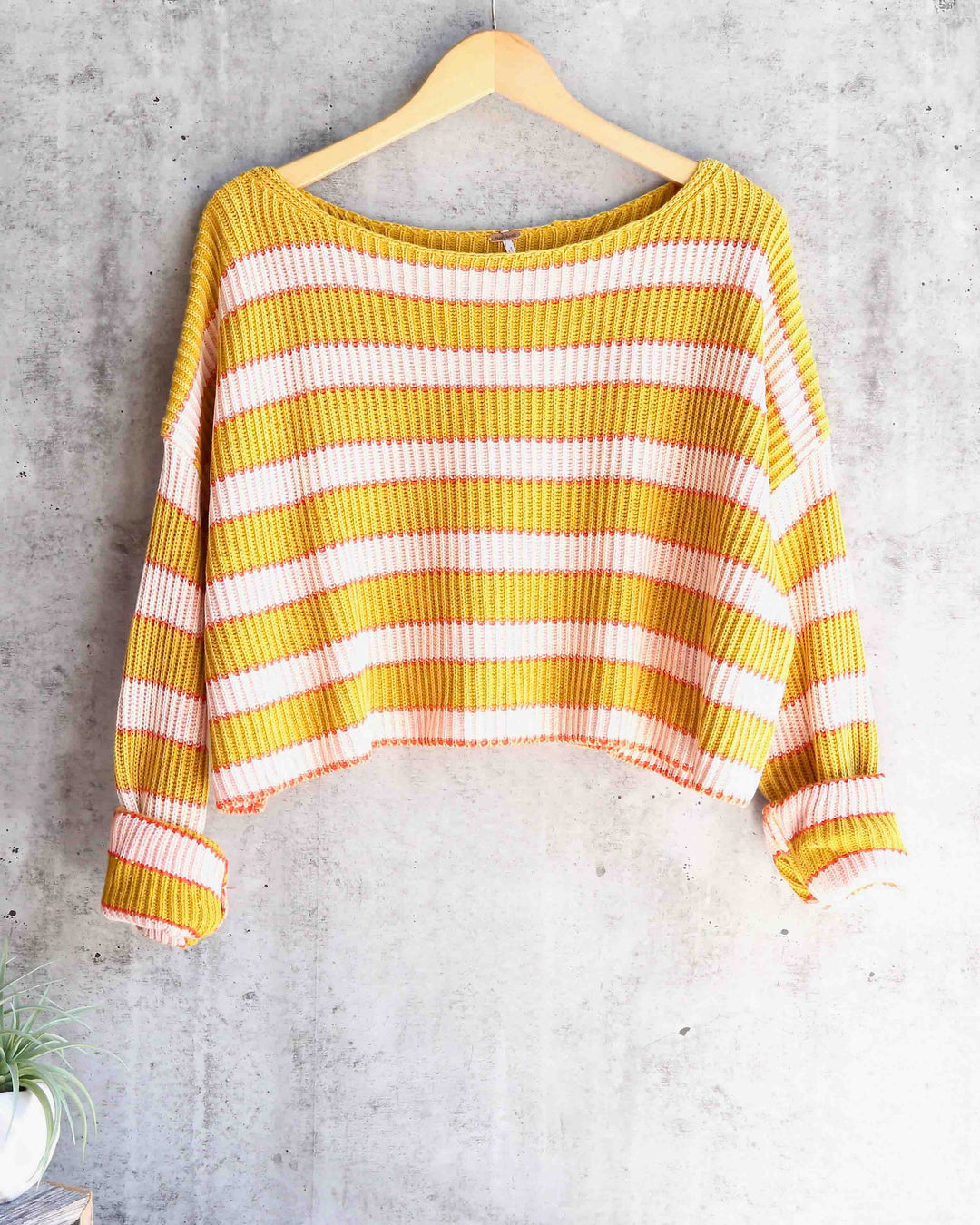Free People - Just My Stripe Pullover in Multi