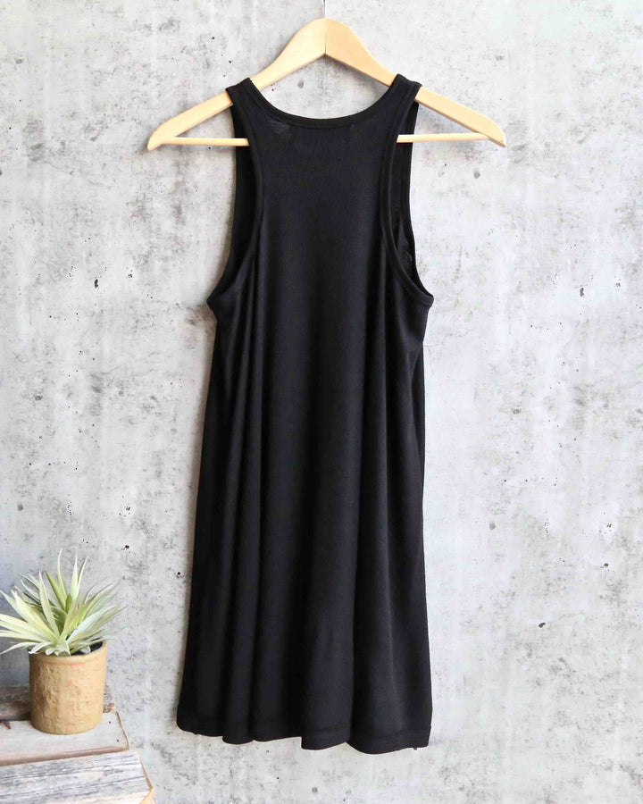 Free People - LA Nite Mini Swingy Ribbed Dress in More Colors