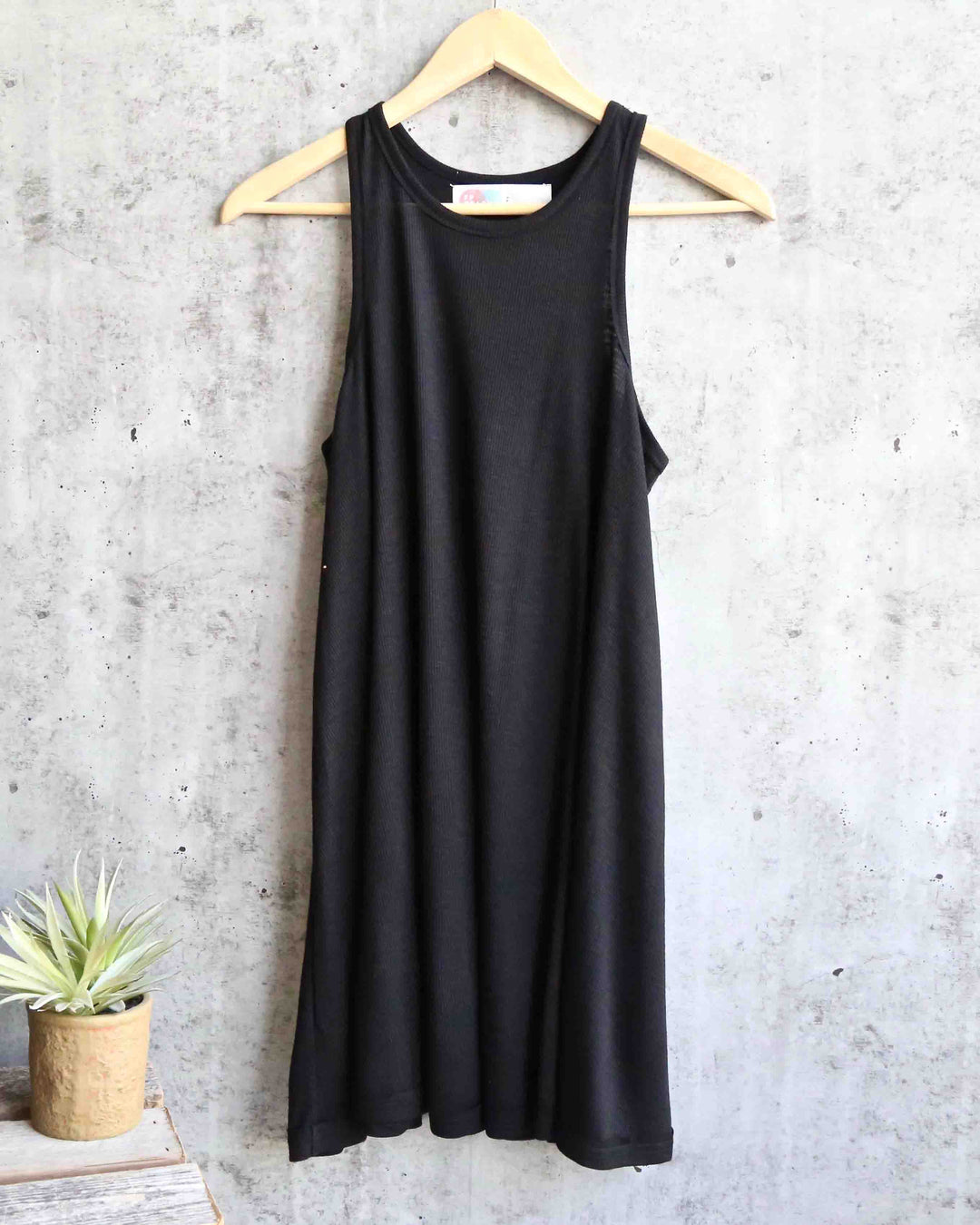 Free People - LA Nite Mini Swingy Ribbed Dress in More Colors