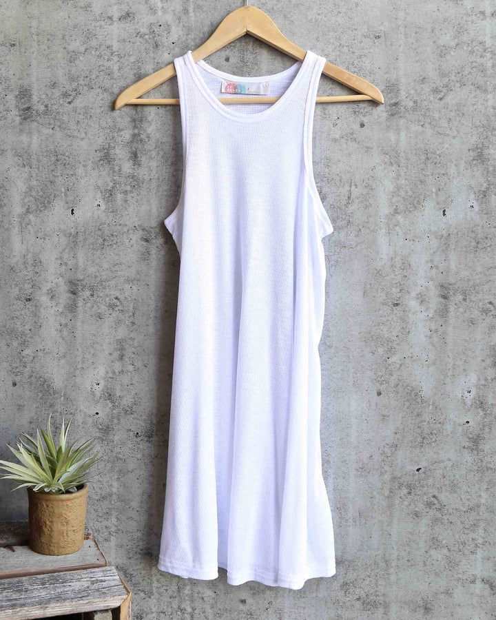 Free People - LA Nite Mini Swingy Ribbed Dress in More Colors