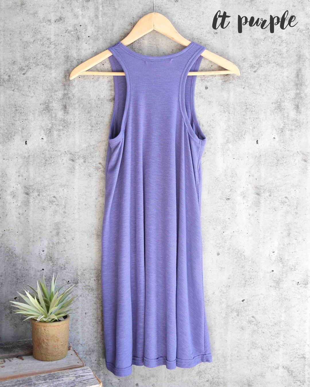 Free People - LA Nite Mini Swingy Ribbed Dress in More Colors