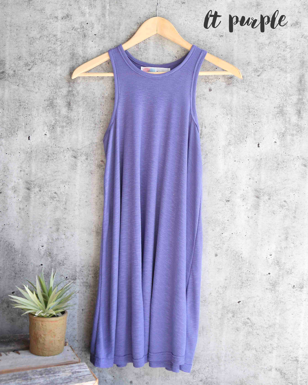 Free People - LA Nite Mini Swingy Ribbed Dress in More Colors
