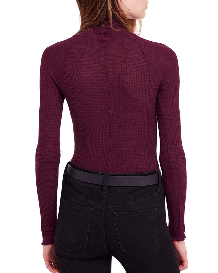 Free People - Make It Easy Thermal Top in Plum