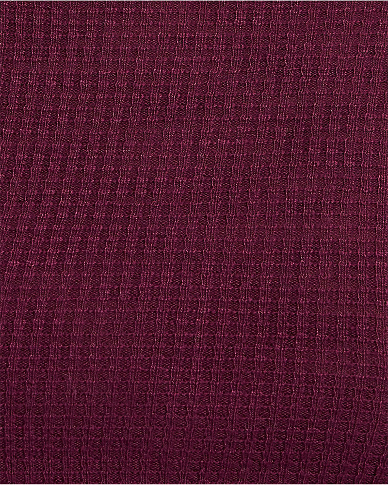 Free People - Make It Easy Thermal Top in Plum